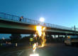 Rückbau Brücke B100 Halle