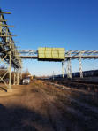 Demontage einer Rohrbrücke im Chemiepark Bitterfeld