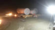 Zerlegung von 500 t Windmühlenröhren in Klanxbüll (Nordfriesland)